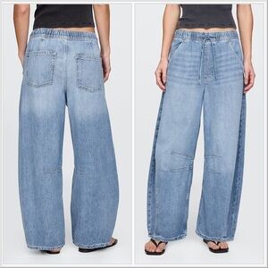 Gap Mid Rise UltraSoft Easy Horseshoe Jeans Light Wash Size Small